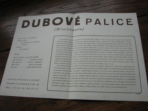 Laurel a Hardy, Dubové palice, program — foto 4