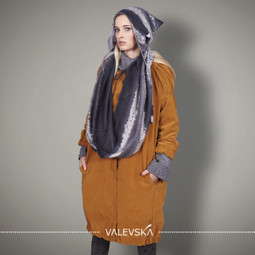 Hořčicový sametový kabát, vel. S — foto 2