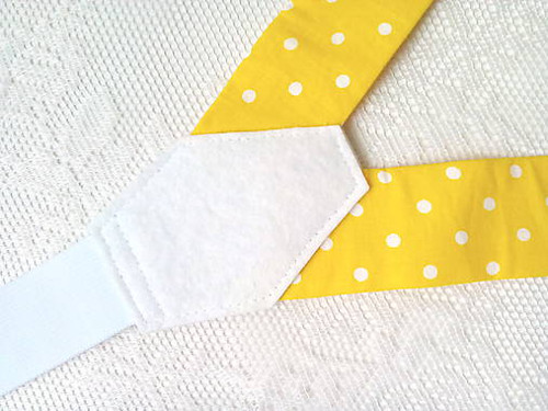Suspenders (yellow/white polka dots) — foto 2