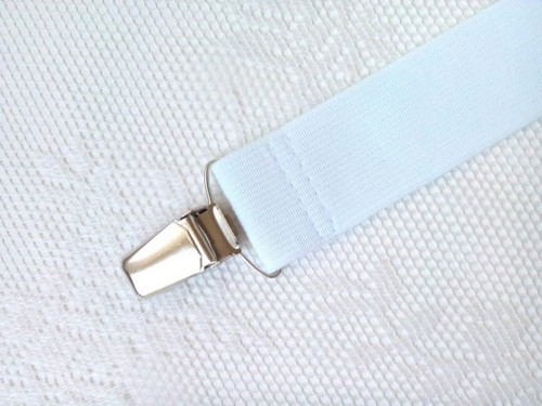 Suspenders (brown/small white polka dots) — foto 3