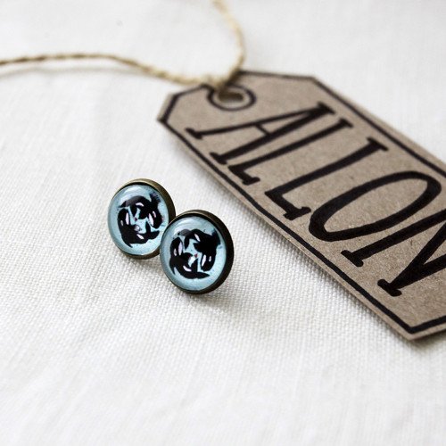 Kosatky- náušničky — foto 2