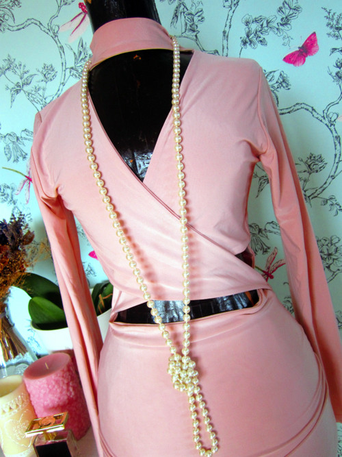 Šaty rafinované powder pink — foto 3