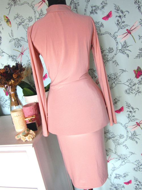 Šaty rafinované powder pink — foto 5