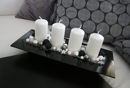 Adventní dekorace Black and White — foto 2