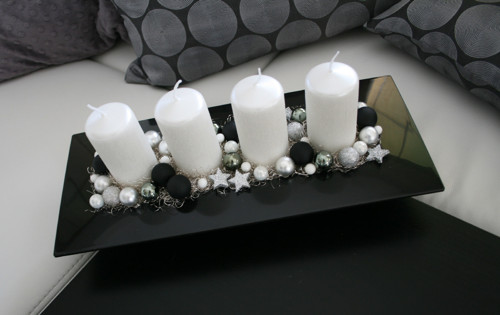Adventní dekorace Black and White — foto 4