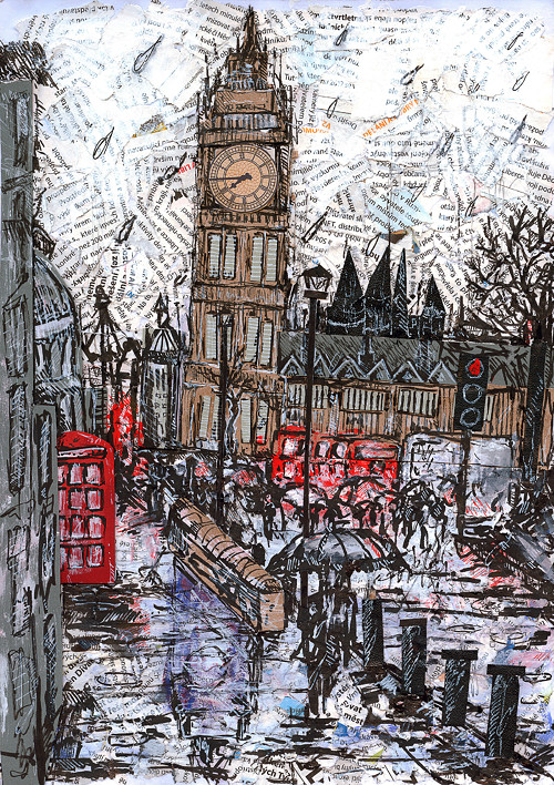 London koláž (original) — foto 2