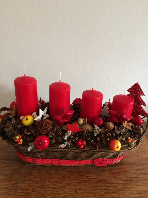 Adventní svícen se stromečkem — foto 2
