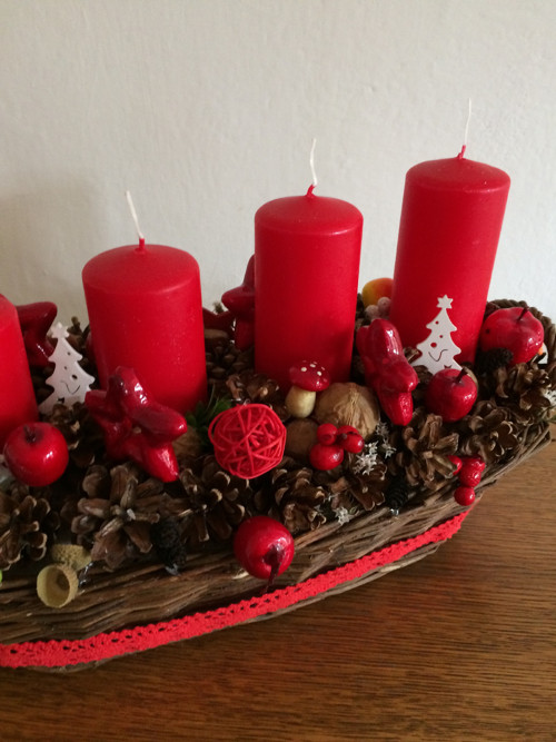Adventní svícen se stromečkem — foto 4