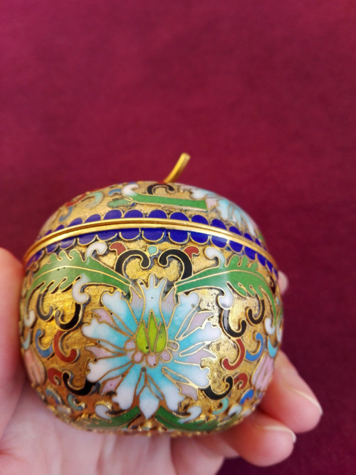 Cloisonné miniatúra...šperkovnička — foto 4