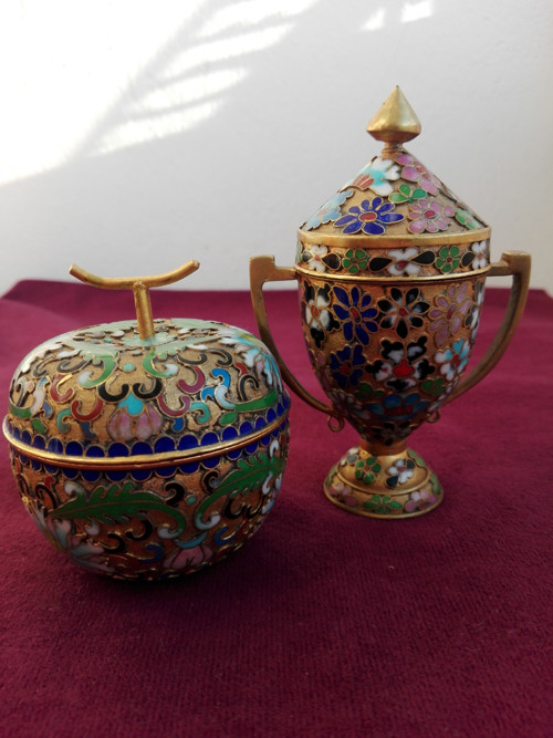Cloisonné miniatúra...šperkovnička — foto 6