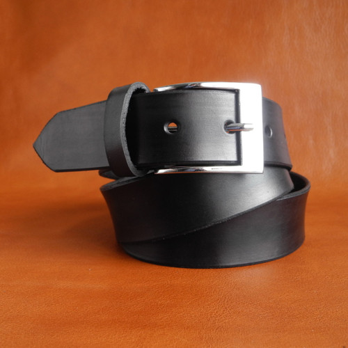 Černý - š 3,8 cm; pás: max 116 cm — foto 2