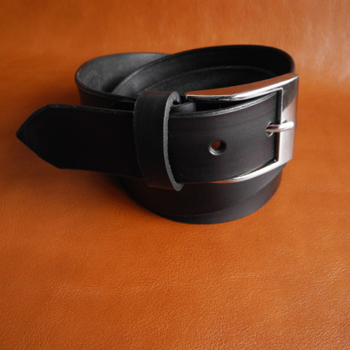 Černý - š 3,8 cm; pás: max 116 cm — foto 3