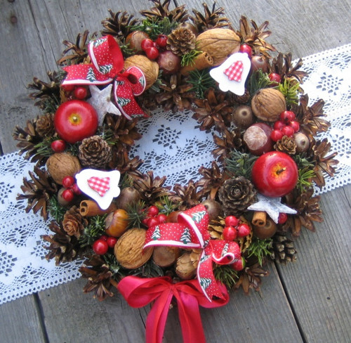 Adventní věneček se zvonečky — foto 2