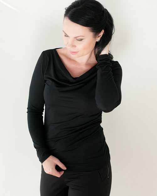 Dámské tričko černé — foto 3