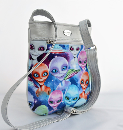Crossbody - Ufo - Stříbrná — foto 2