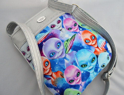 Crossbody - Ufo - Stříbrná — foto 6