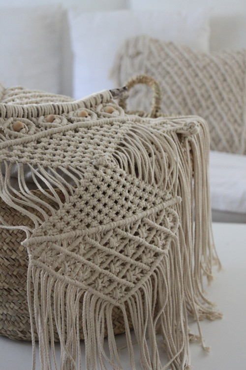 Macramé-velká závěsná dekorace...objednávka — foto 2