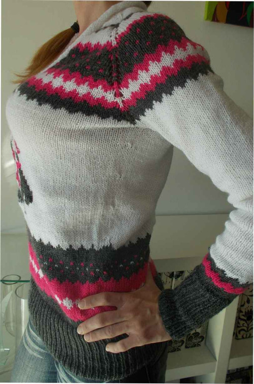 Hřejivý svetr s tučňákem — foto 2