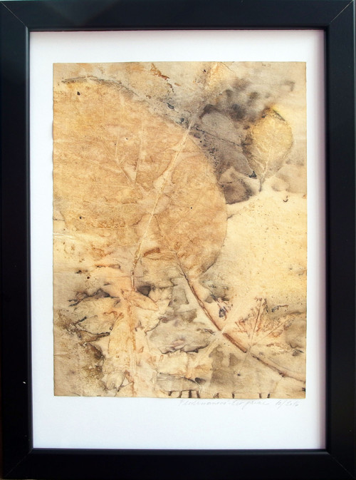 Když padá listí I.- Eco print — foto 2