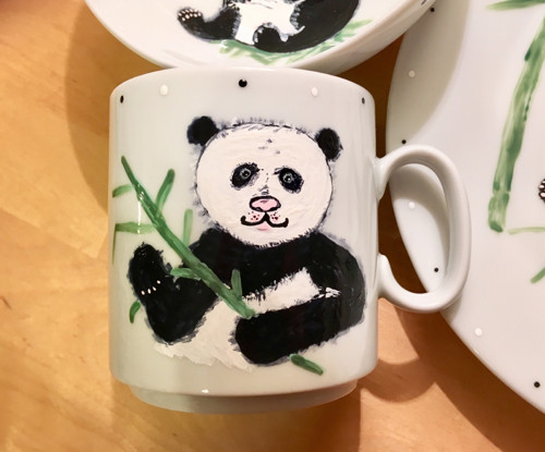 Dětský porcelán, Kouzelná příroda - panda, č.2 — foto 2
