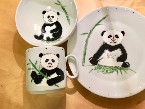 Dětský porcelán, Kouzelná příroda - panda, č.2 — foto 3
