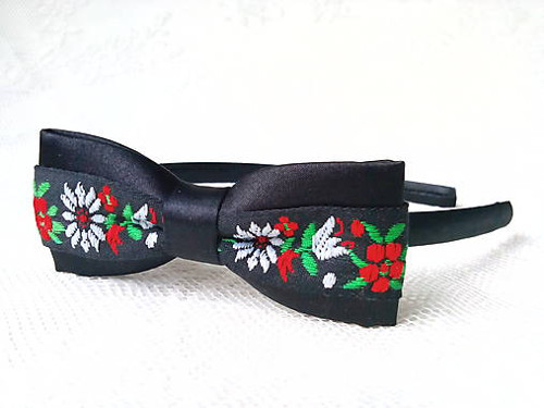 Sweet folklore headband (black) — foto 2