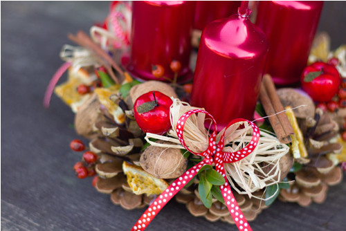 Adventní věneček vánoční klasika — foto 2