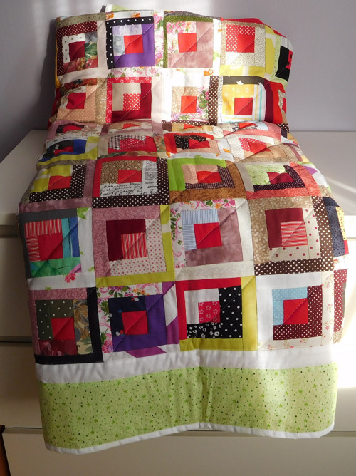 Patchwork a barvy - přehoz/deka — foto 2