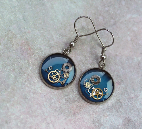 Earings /blue/ — foto 2