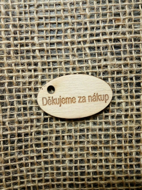 Cedulka- Děkujeme za nákup — foto 3