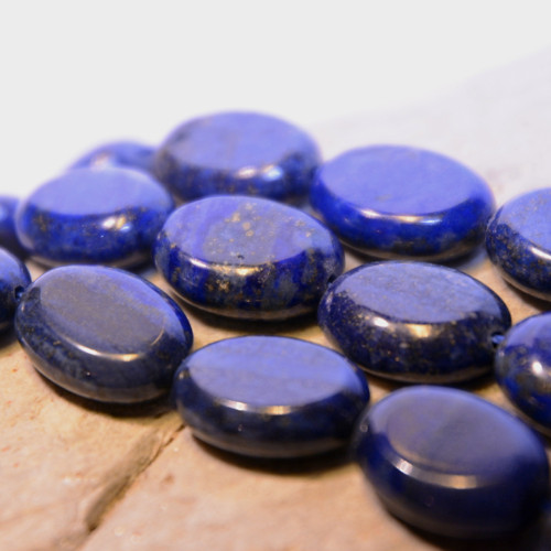 LA236 Lapis lazuli - ovál 18x13 mm — foto 2