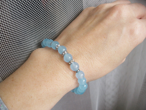 Sky náramek • Chalcedon • Chirurgická Ocel — foto 2