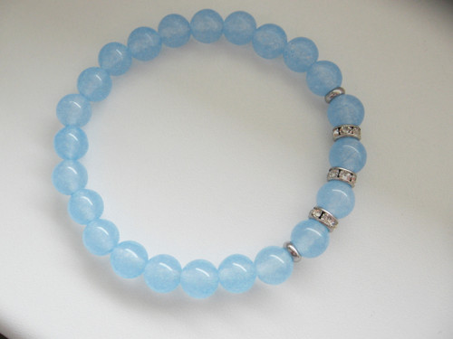 Sky náramek • Chalcedon • Chirurgická Ocel — foto 3
