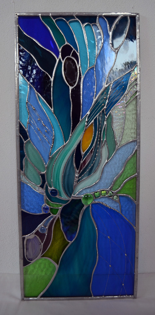 Vitráž "Night flower II" — foto 2
