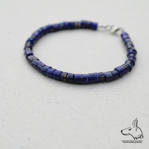 Lazhvard (lapis lazuli) - modrý náramek — foto 2