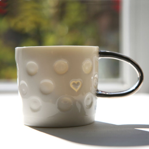 Srdcový...dotty (porcelán) — foto 3