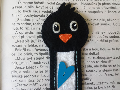 Záložka tučňák — foto 2