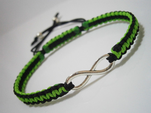 Infinity náramek - pánský (macramé) — foto 2