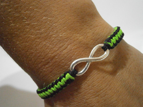 Infinity náramek - pánský (macramé) — foto 4