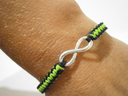 Infinity náramek - pánský (macramé) — foto 5