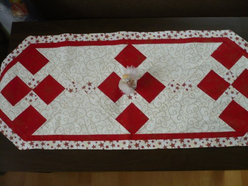 Vánoční štola -červenozlatá — foto 2