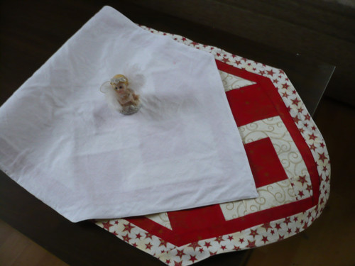 Vánoční štola -červenozlatá — foto 3