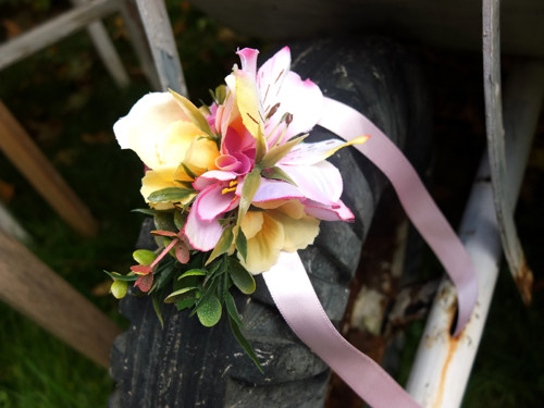 Růžová orchidej na zápěstí — foto 2