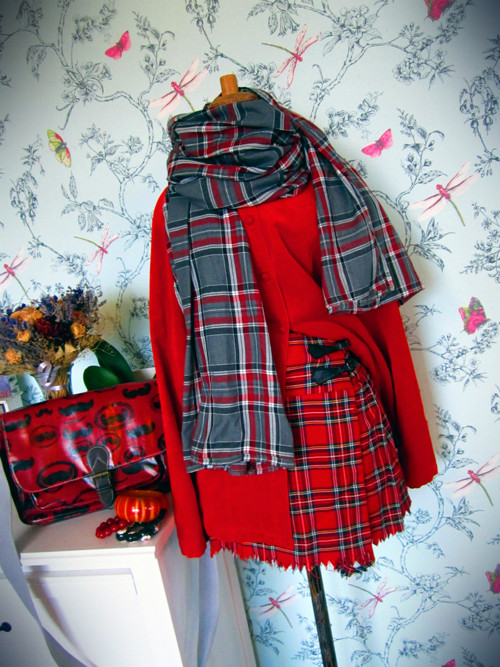 Sukýnka tartan — foto 4