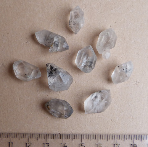 Krystaly herkimer - 9 ks — foto 2