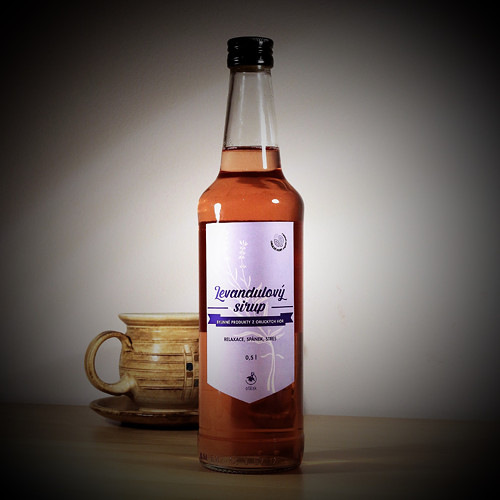 Levandulový sirup (500 ml) — foto 2