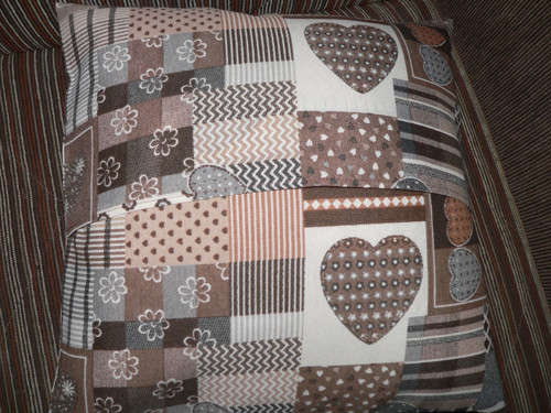 Povlak hnědý patchwork — foto 2
