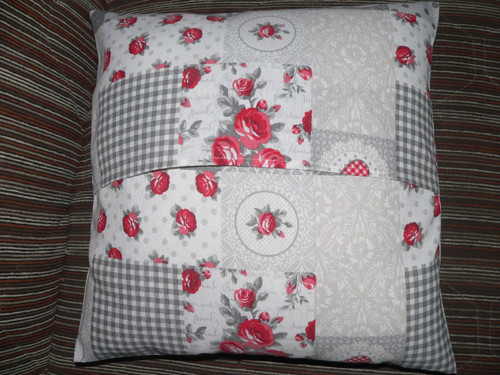 Povlak béžovo-šedý patchwork — foto 2
