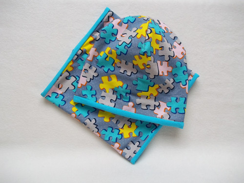 Čepice s nákrčníkem - setík ( Puzzle ) — foto 2