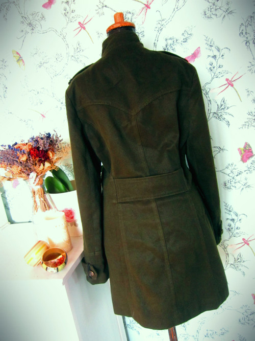 Kabát army look — foto 5